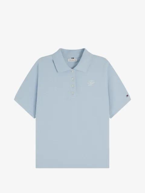 logo-embroidered polo shirt by TOMMY HILFIGER
