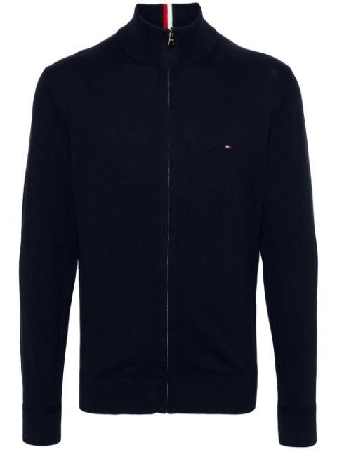logo-patch cotton-blend jacket by TOMMY HILFIGER