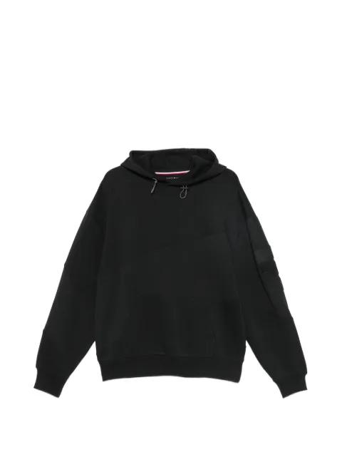 logo-patch panelled hoodie by TOMMY HILFIGER