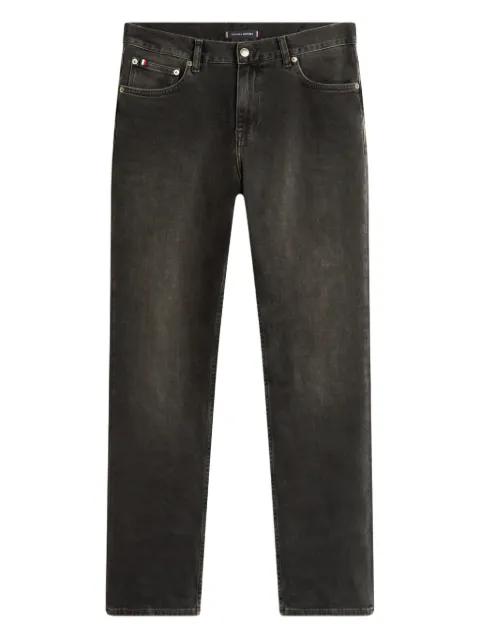 logo-patch slim-fit jeans by TOMMY HILFIGER