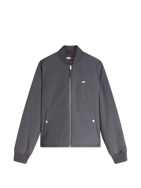 logo-patch zip-up bomber jacket by TOMMY HILFIGER