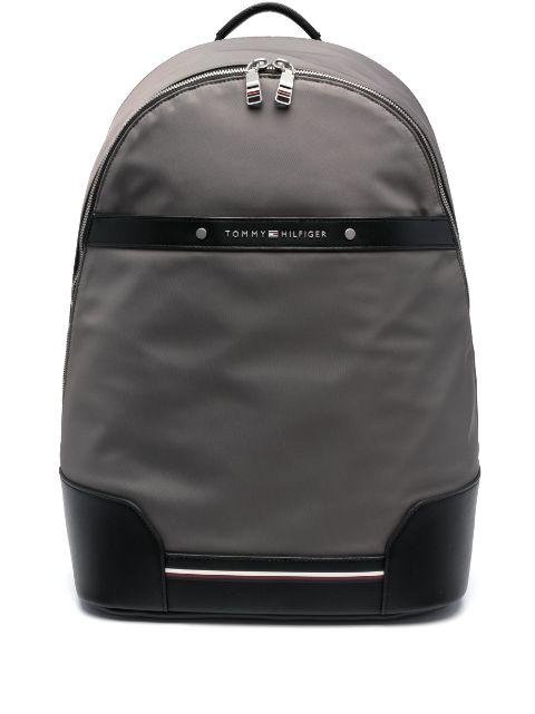 logo-plaque backpack by TOMMY HILFIGER
