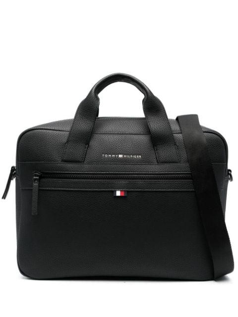 logo-plaque laptop bag by TOMMY HILFIGER
