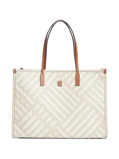 logo-plaque tote bag by TOMMY HILFIGER