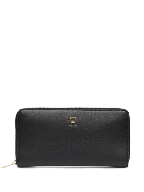 logo-plaque zip-around wallet by TOMMY HILFIGER