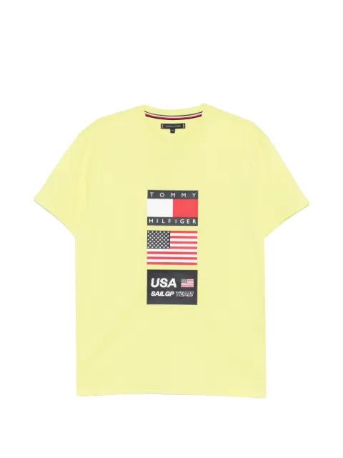 logo-print T-shirt by TOMMY HILFIGER
