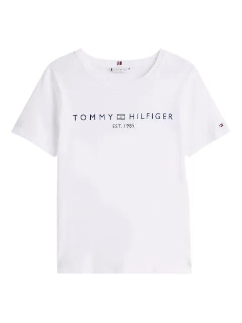 logo-print cotton T-shirt by TOMMY HILFIGER