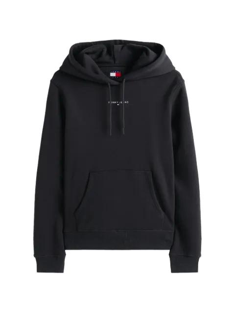 logo-print drawstring hoodie by TOMMY HILFIGER
