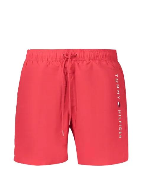 logo-print drawstring swim shorts by TOMMY HILFIGER
