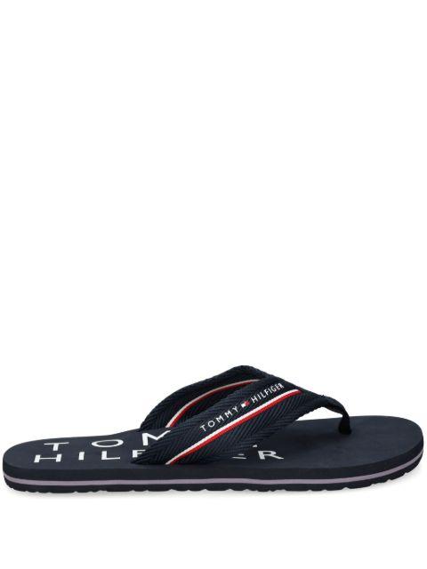 logo-print flip flops by TOMMY HILFIGER