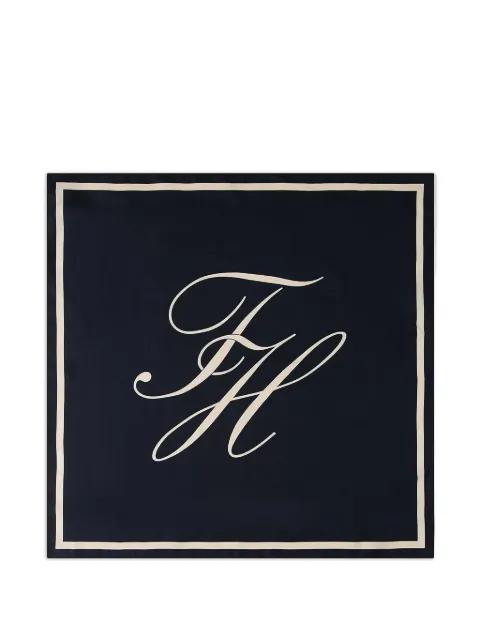 logo-print scarf by TOMMY HILFIGER