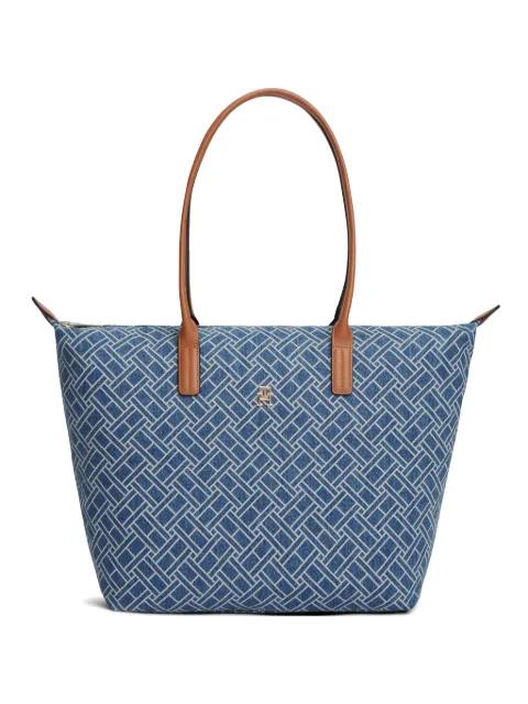 monogram-print tote bag by TOMMY HILFIGER