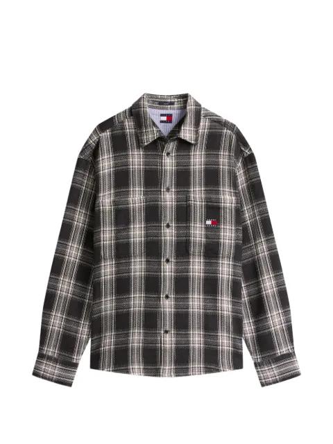plaid chest-pocket overshirt by TOMMY HILFIGER