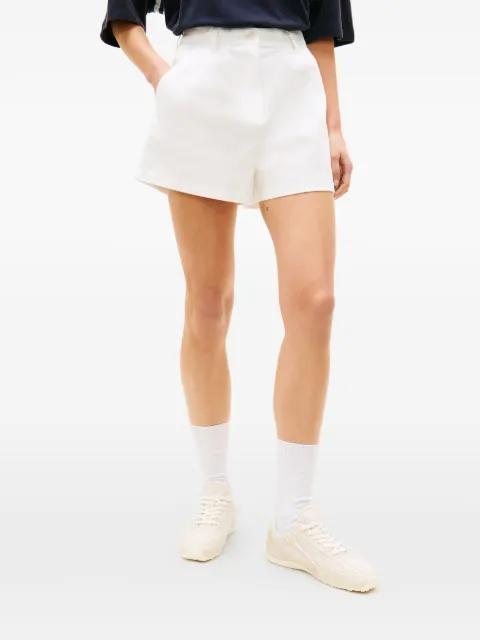 pleated logo-patch shorts by TOMMY HILFIGER