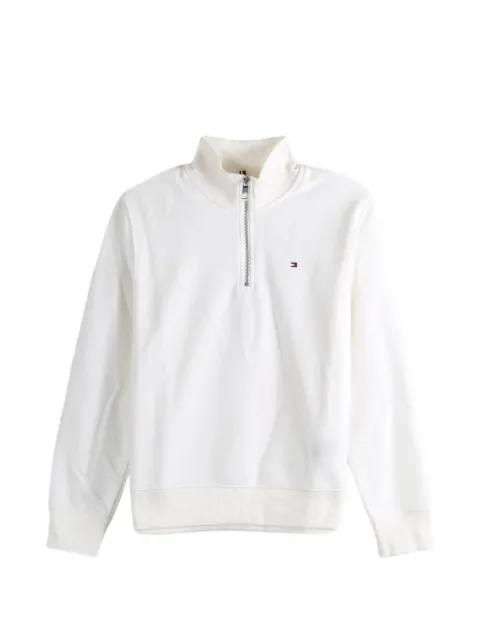 quarter-zip logo-embroidered sweater by TOMMY HILFIGER