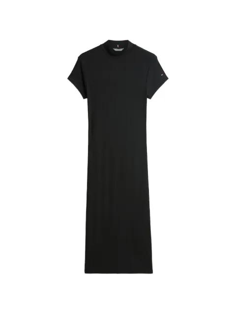 ribbed short-sleeve midi dress by TOMMY HILFIGER