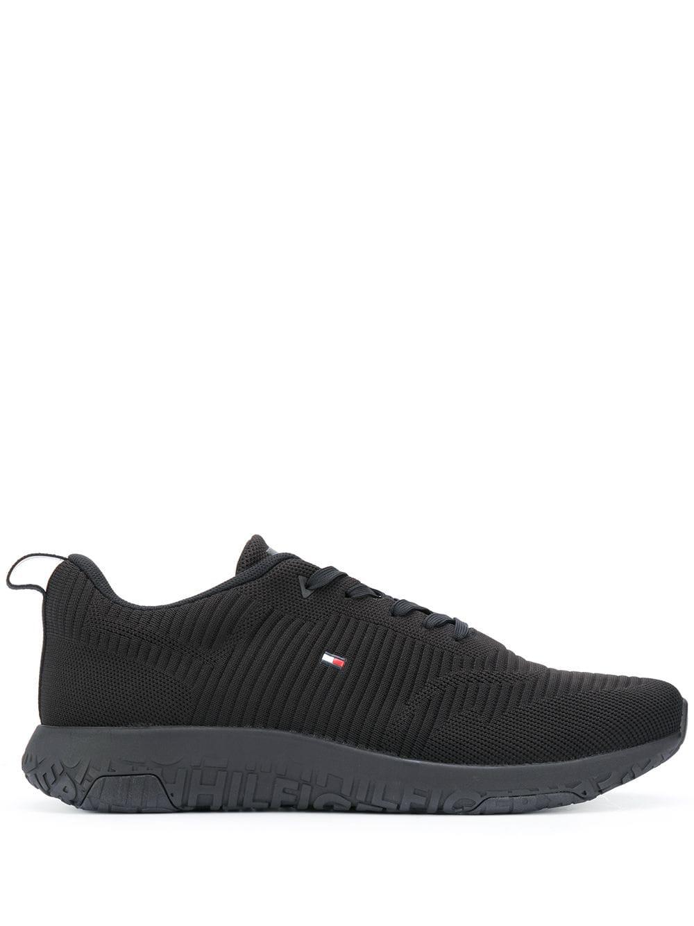 ribbed texture sneakers by TOMMY HILFIGER
