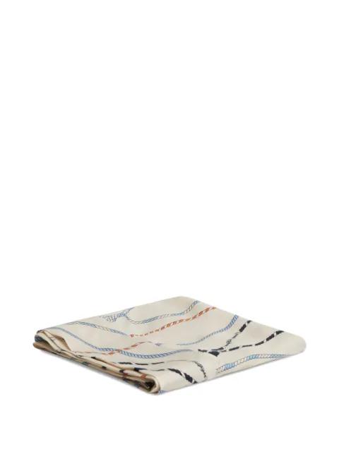 rope-print scarf by TOMMY HILFIGER