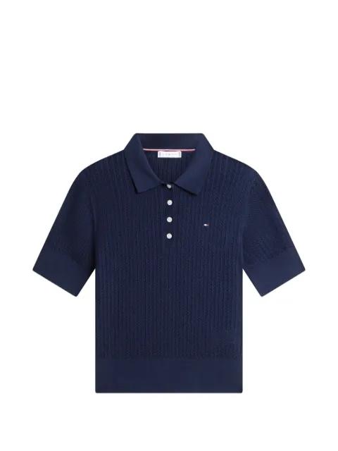 short-sleeve polo top by TOMMY HILFIGER