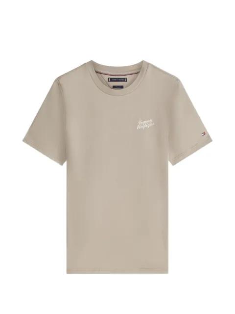 short-sleeved logo-print T-shirt by TOMMY HILFIGER