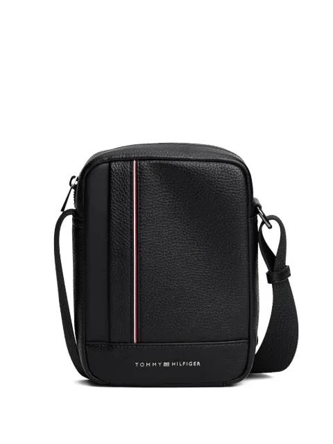 stripe messenger bag by TOMMY HILFIGER