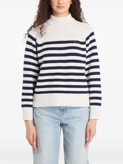 stripe-pattern raglan-sleeve sweater by TOMMY HILFIGER