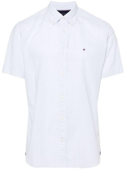 striped cotton-blend shirt by TOMMY HILFIGER