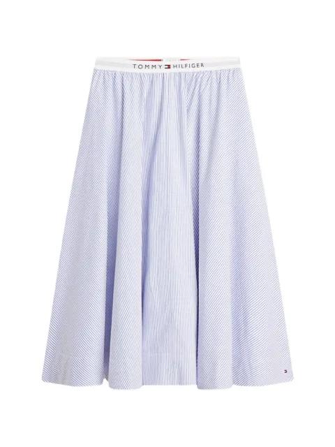 striped midi skirt by TOMMY HILFIGER