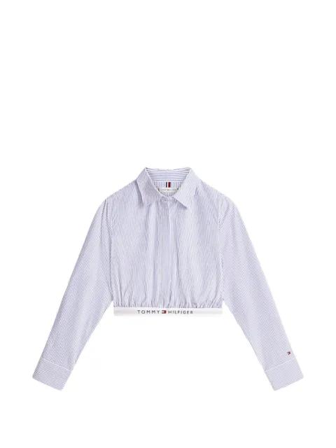 striped-pattern cropped shirt by TOMMY HILFIGER