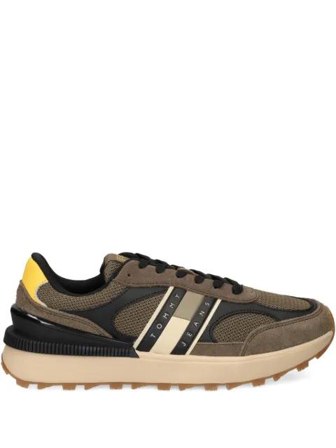suede paneled sneakers by TOMMY HILFIGER