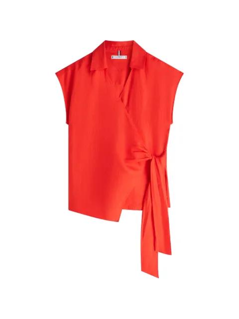 tie-fastening blouse by TOMMY HILFIGER