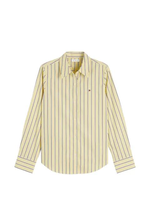vertical-stripe long-sleeve shirt by TOMMY HILFIGER
