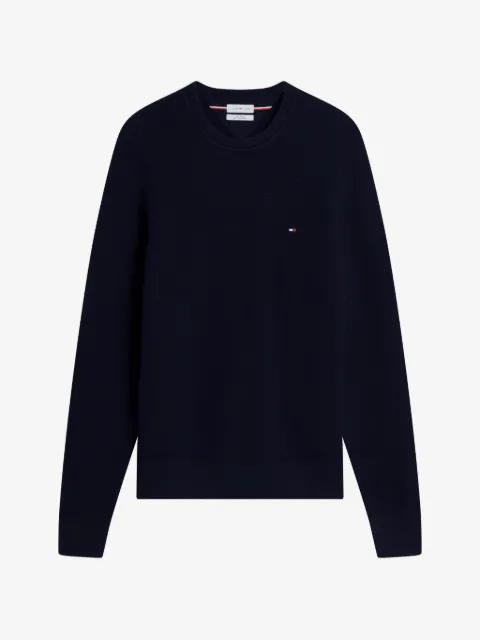 waffle-knit crew-neck sweater by TOMMY HILFIGER