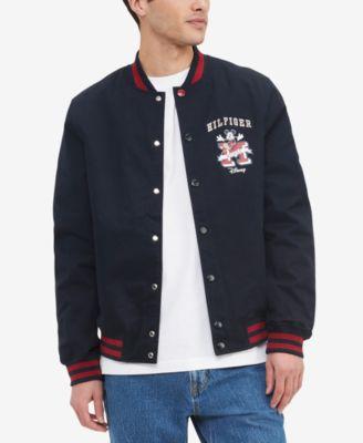 x Disney Men's Varsity Mickey Mouse Graphic Bomber Jacket by TOMMY HILFIGER