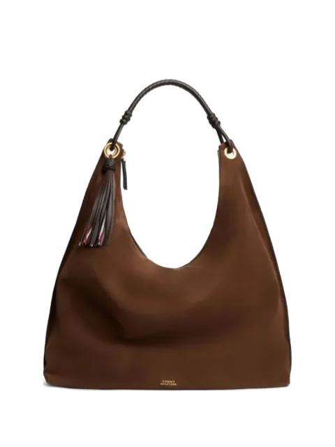 zip-fastening tassel-detail shoulder bag by TOMMY HILFIGER