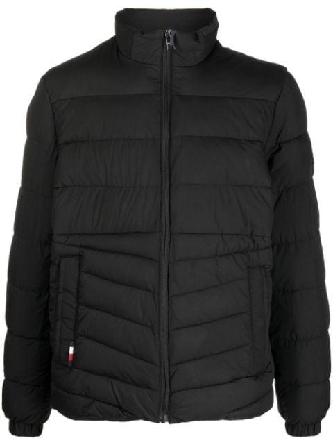 zip-up quilted jacket by TOMMY HILFIGER