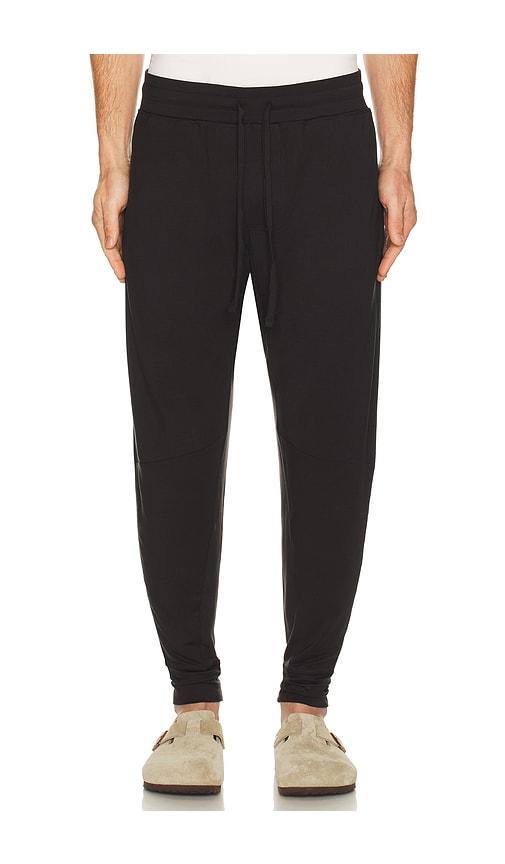 Tommy John Tri Blend Lounge Jogger in Black by TOMMY JOHN