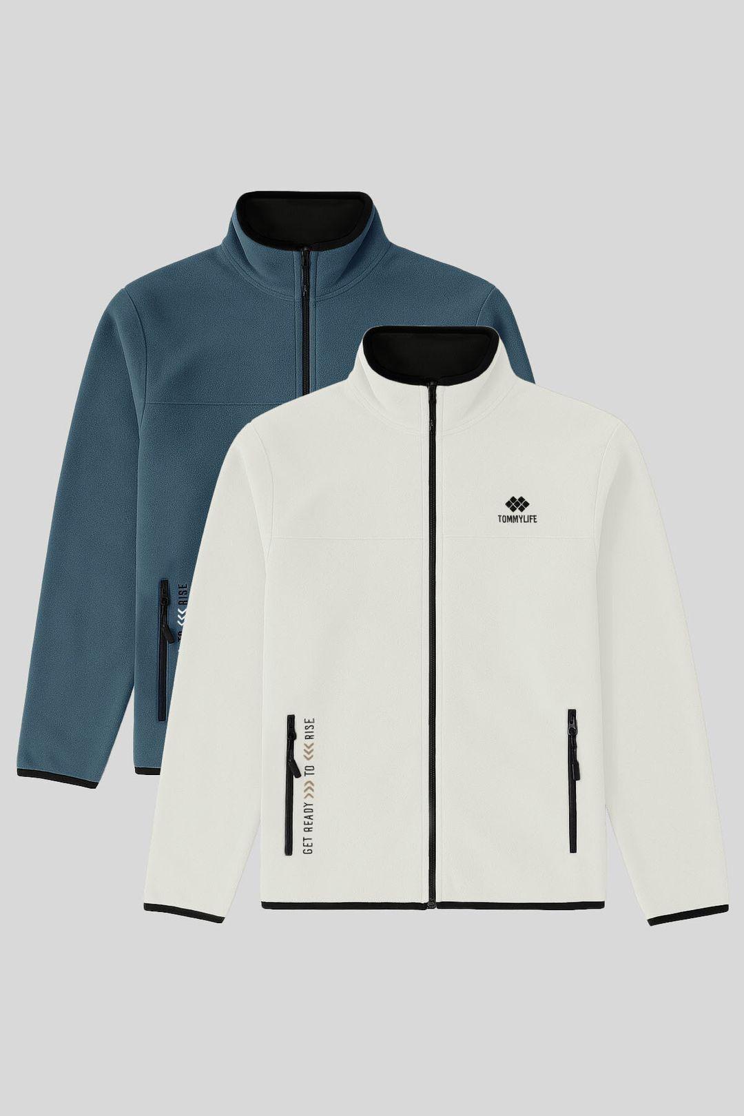 Men's Plush Zip-Front Sweatshirt by TOMMY LIFE