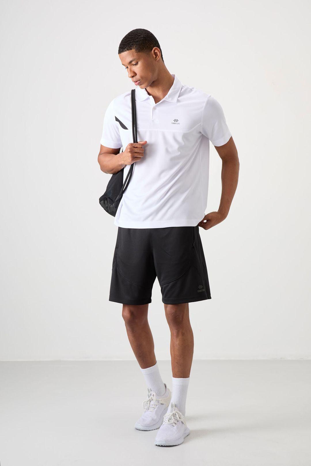 Men's Polo Collar Short Sleeve T-Shirt by TOMMY LIFE