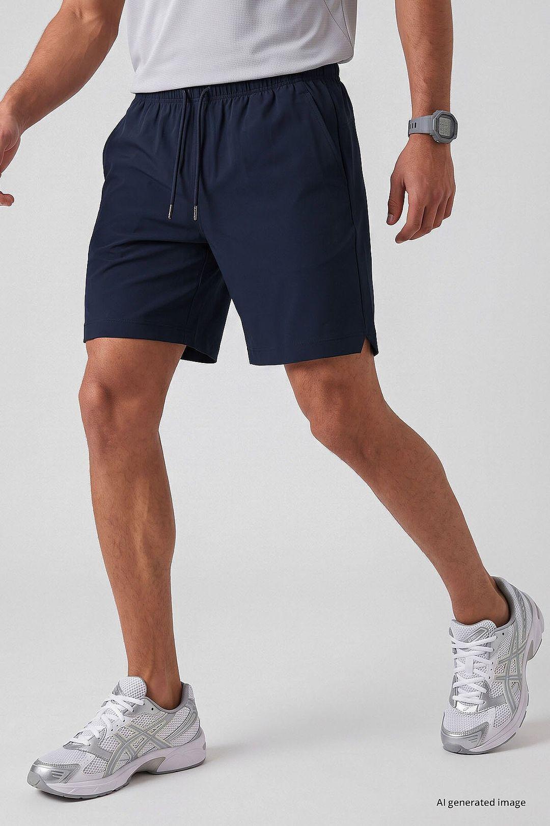 Mid Waist Straight Leg Shorts by TOMMY LIFE