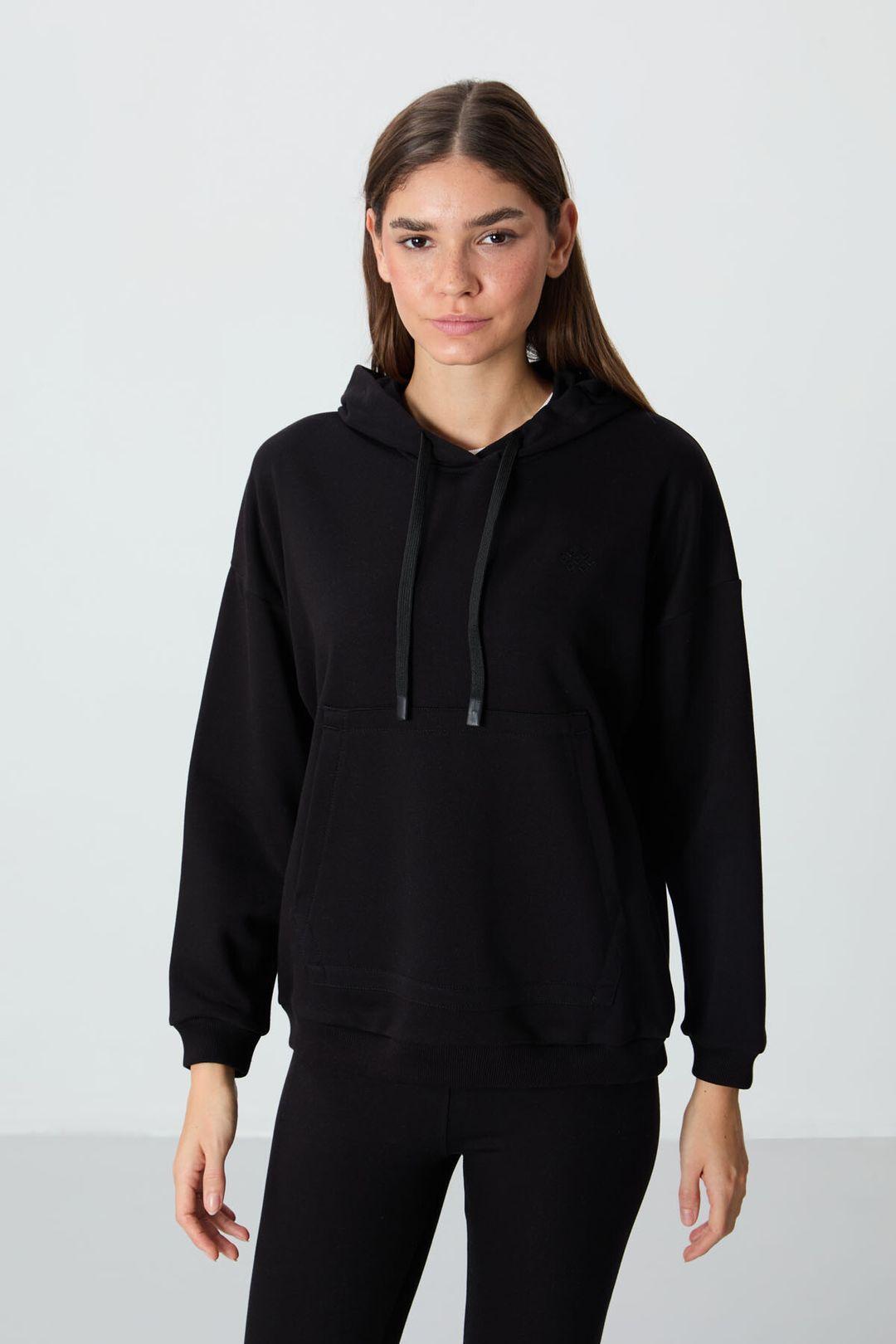 Oversized Hooded Sweatshirt With Pocket by TOMMY LIFE
