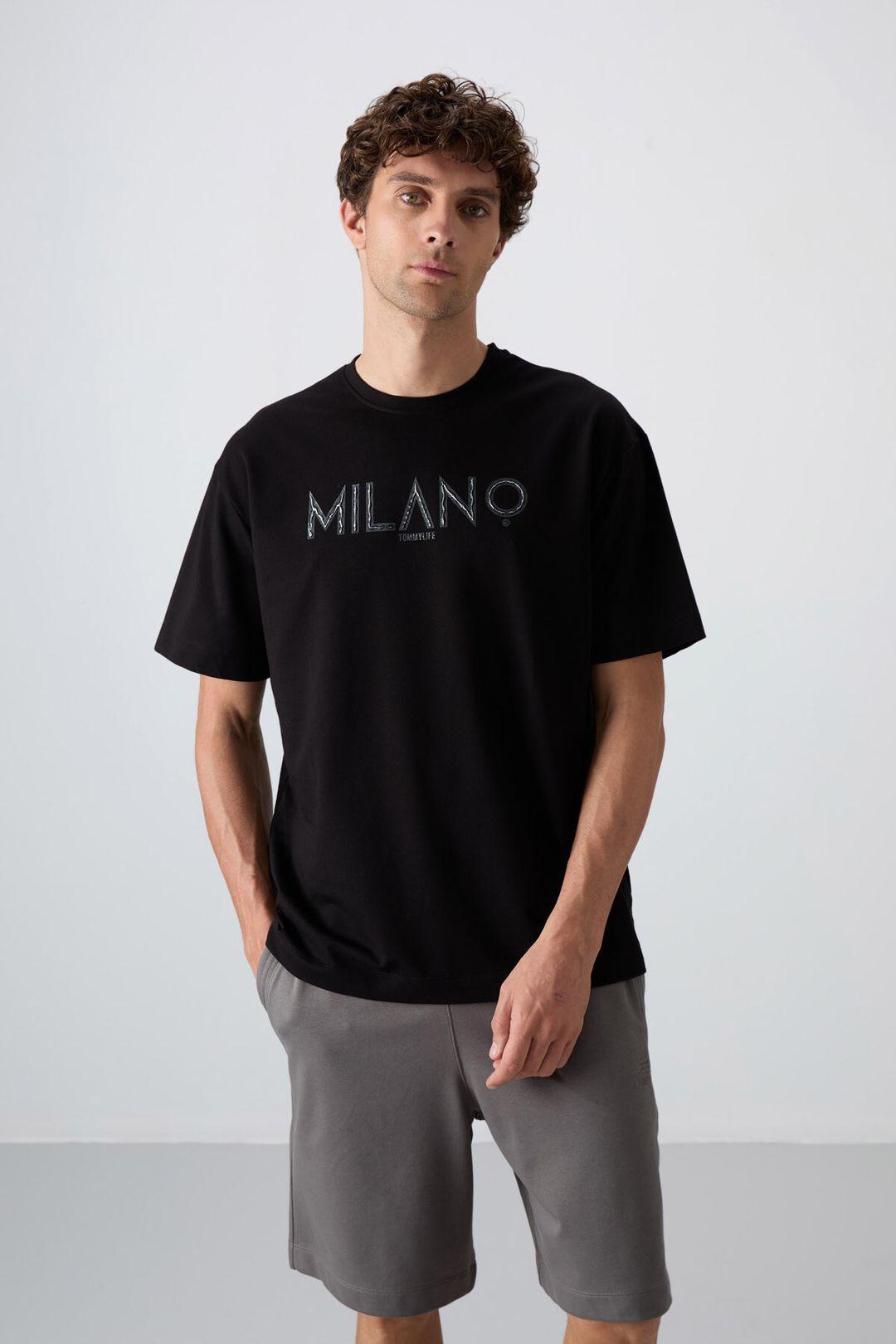 Oversized Printed Crew Neck T-Shirt by TOMMY LIFE