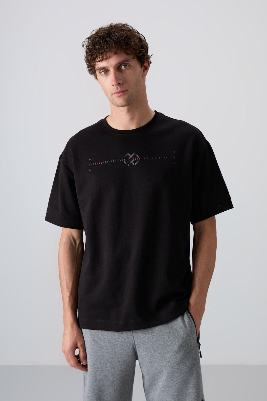 Oversized Printed Crew Neck T-Shirt by TOMMY LIFE