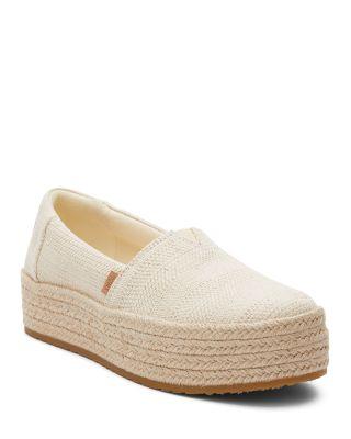 Women's Valencia Espadrille Platform Flats by TOMS