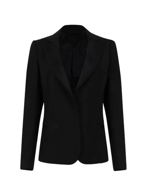 peak-lapel single-button blazer by TONELLO