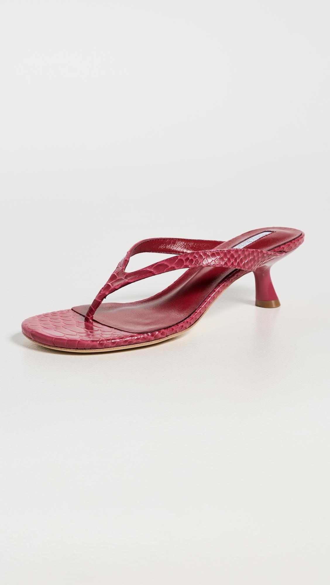 Krista Heeled Thong Sandals by TONY BIANCO