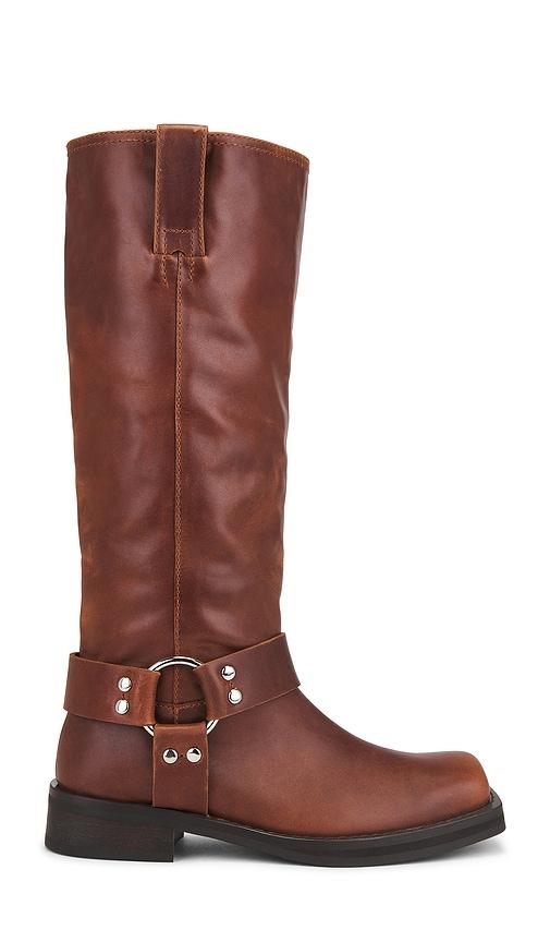 Tony Bianco Biker Boot in Cognac by TONY BIANCO