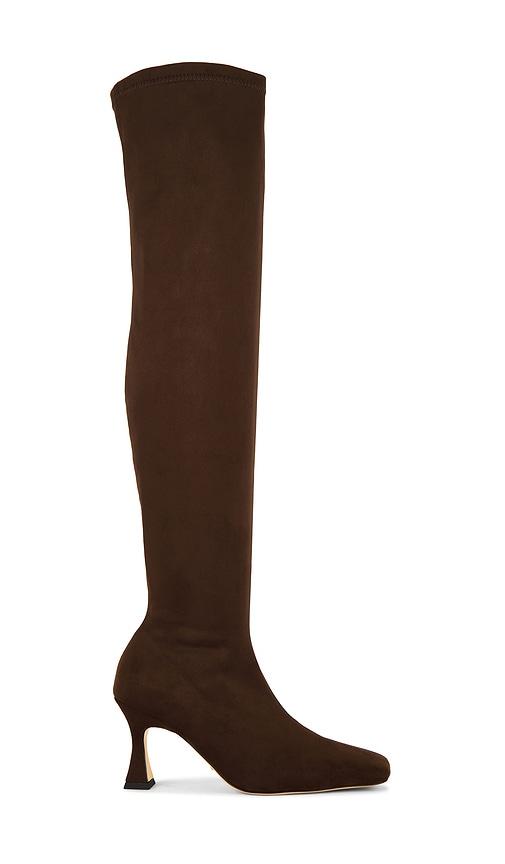 Tony Bianco Fancy Over The Knee Boot in Chocolate by TONY BIANCO