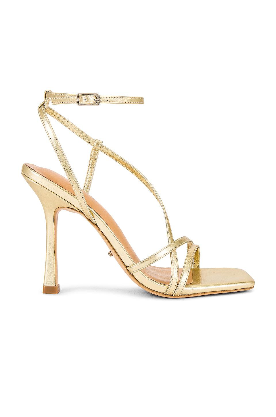 Tony Bianco Franci Sandal in Metallic Gold by TONY BIANCO