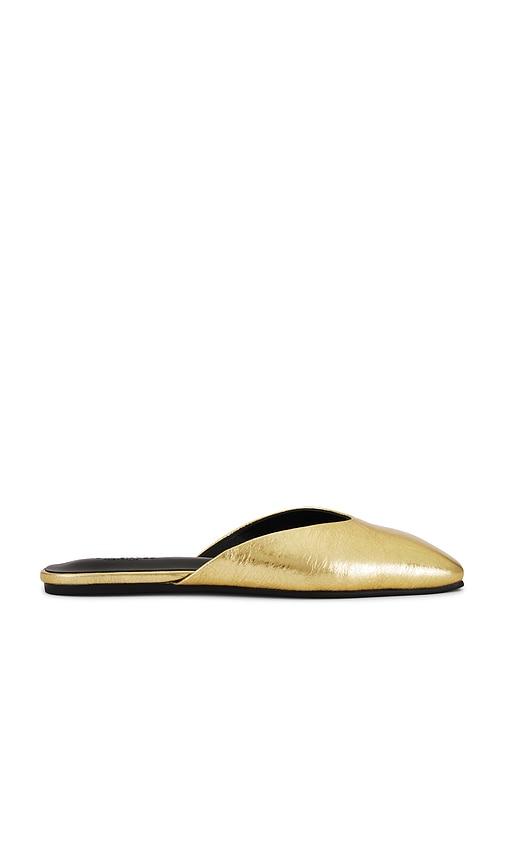 Tony Bianco Harry Flat in Metallic Gold by TONY BIANCO